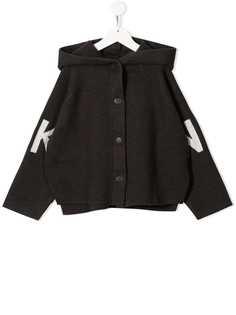 Dkny Kids куртка оверсайз с капюшоном