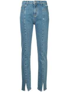 MSGM прямые джинсы с разрезами