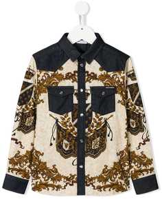 Dolce & Gabbana Kids рубашка с принтом Baroque