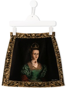 Dolce & Gabbana Kids юбка мини с принтом