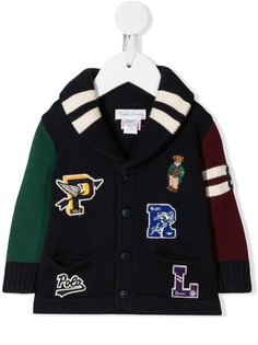 Ralph Lauren Kids кардиган с нашивками