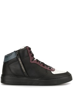 Emporio Armani кеды на молнии сбоку