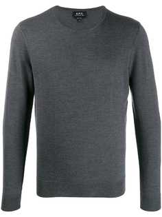 A.P.C. пуловер с круглым вырезом