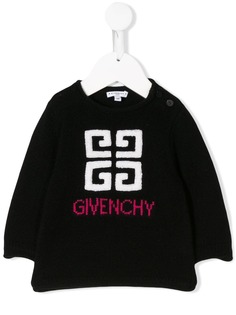 Givenchy Kids джемпер с вышивкой