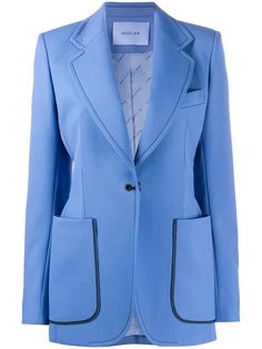Mugler однобортный блейзер
