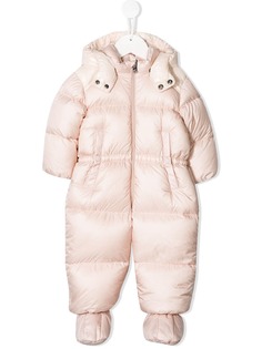 Moncler Kids дутый зимний комбинезон