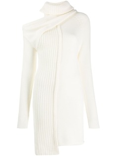 Patrizia Pepe knitted cold-shoulder dress