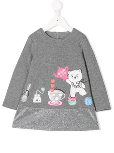 Simonetta платье с графичным принтом