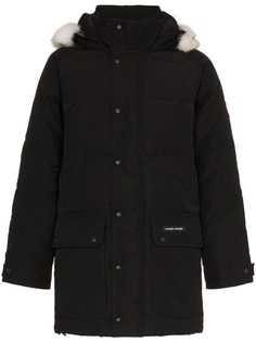Canada Goose пуховая парка Emory с оторочкой мехом койота