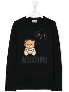 Moschino Kids толстовка с принтом Teddy Bear
