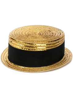 Saint Laurent шляпа канотье