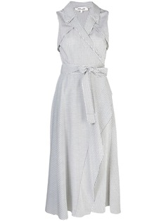 Diane von Furstenberg платье в полоску с запахом