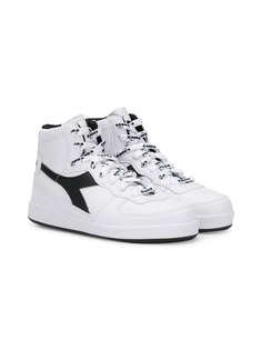 Diadora Junior двухцветные высокие кроссовки