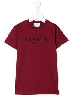 Lanvin Enfant футболка с логотипом