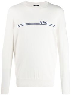 A.P.C. джемпер с логотипом