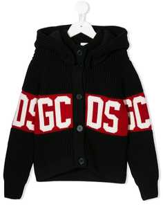 Gcds Kids куртка с контрастным логотипом