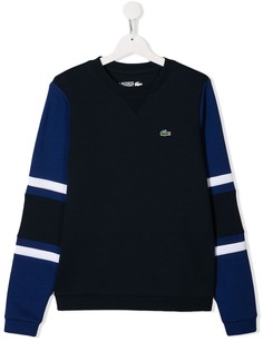 Lacoste Kids толстовка в стиле колор-блок