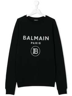 Balmain Kids толстовка с логотипом