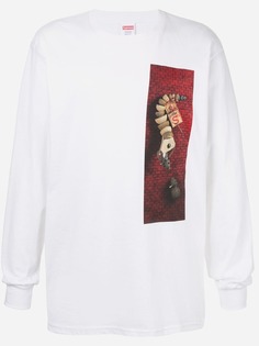 Supreme футболка Mike Hill Snaketrap с длинными рукавами