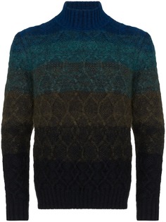 Missoni свитер с высоким воротником и эффектом градиента