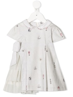 Lapin House декорированное платье асимметричного кроя