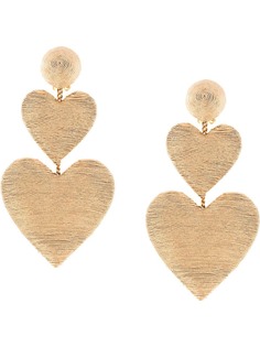 Rebecca De Ravenel heart pendant earrings