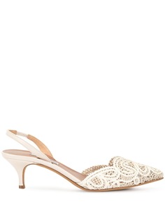 Tabitha Simmons lace-deatil pumps