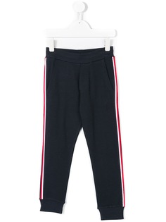 Moncler Kids спортивные брюки с полосками по бокам