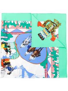 Hermès Pre-Owned платок Sevilla с принтом