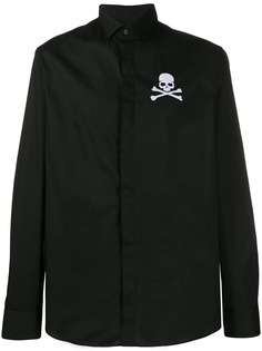 Philipp Plein рубашка с принтом Skull
