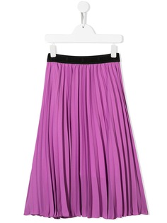 Msgm Kids плиссированная юбка миди