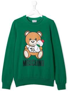 Moschino Kids толстовка с логотипом