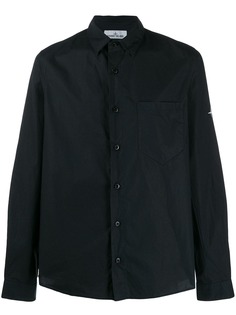 Stone Island рубашка с накладным карманом