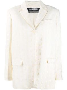 Jacquemus блейзер с вышивкой