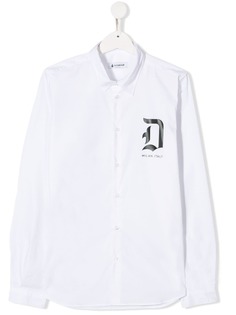 Dondup Kids рубашка с логотипом