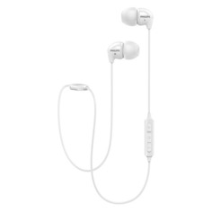 Наушники с микрофоном PHILIPS SHB3595, Bluetooth, вкладыши, белый [shb3595wt/10]