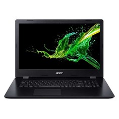 Ноутбук ACER Aspire A317-51KG-368R, 17.3&quot;, IPS, Intel Core i3 7020U 2.3ГГц, 8Гб, 1000Гб, nVidia GeForce Mx130 - 2048 Мб, DVD-RW, Linux, NX.HELER.003, черный