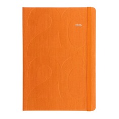 Ежедневник LETTS Block, A5, белые страницы, оранжевый, 1 шт [081655]