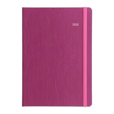Ежедневник LETTS Block, A5, белые страницы, фуксия, 1 шт [081657]