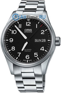 Швейцарские мужские часы в коллекции Big Crown ProPilot Мужские часы Oris 752-7698-41-64MB