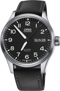 Швейцарские мужские часы в коллекции Big Crown ProPilot Мужские часы Oris 752-7698-41-64LS