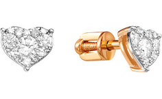 Золотые серьги Серьги Diamond Union 5-2647-103INV-2K