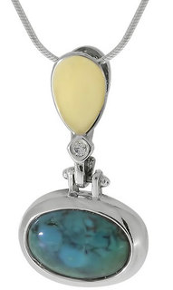 Серебряные колье Колье DEN’O MVN1200GTQ Deno