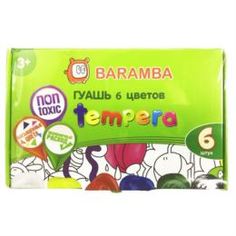Набор для творчества Гуашь Baramba Tempera 6 цветов