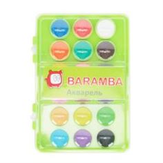 Набор для творчества Краски акварельные Baramba в сухих таблетках 18 цветов
