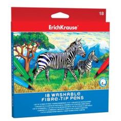 Наборы для рисования Фломастеры Erich Krause ArtBerry Easy Washable 18 цветов