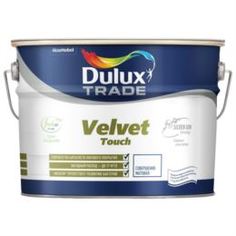 Краски Краска для внутренних работ Dulux Velvet Touch белая, 10 л Дюлакс/Dulux