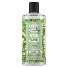 Гель для душа LOVE BEAUTY AND PLANET TEA TREE & VETIVER Чайное дерево и ветивер 400 мл