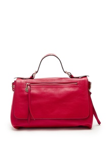 Красная кожаная сумка с люверсами Red Valentino