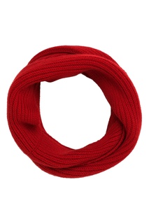 Красный вязаный шарф Bonpoint